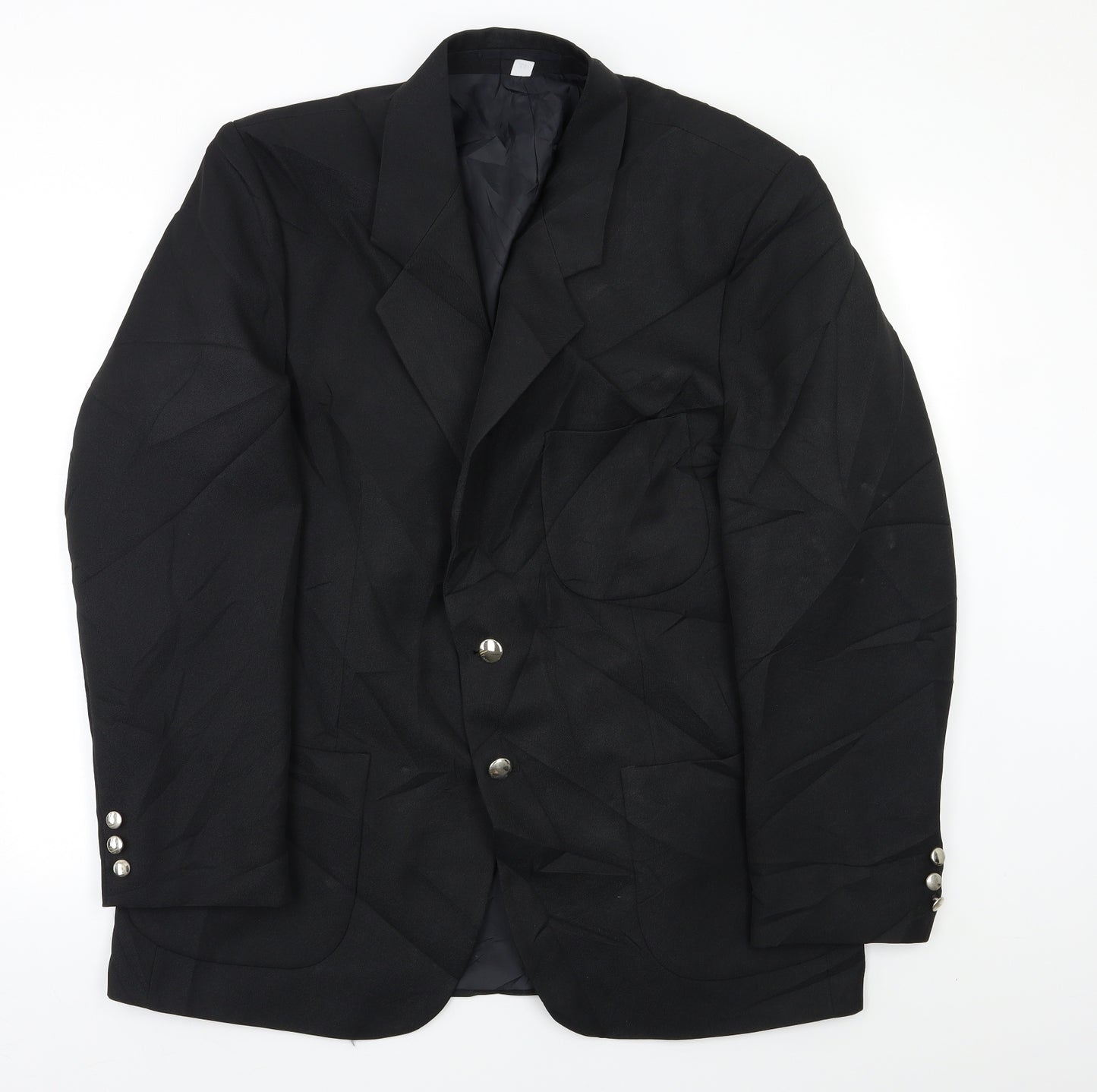 Preworn Mens Black   3 Piece Blazer Size 44