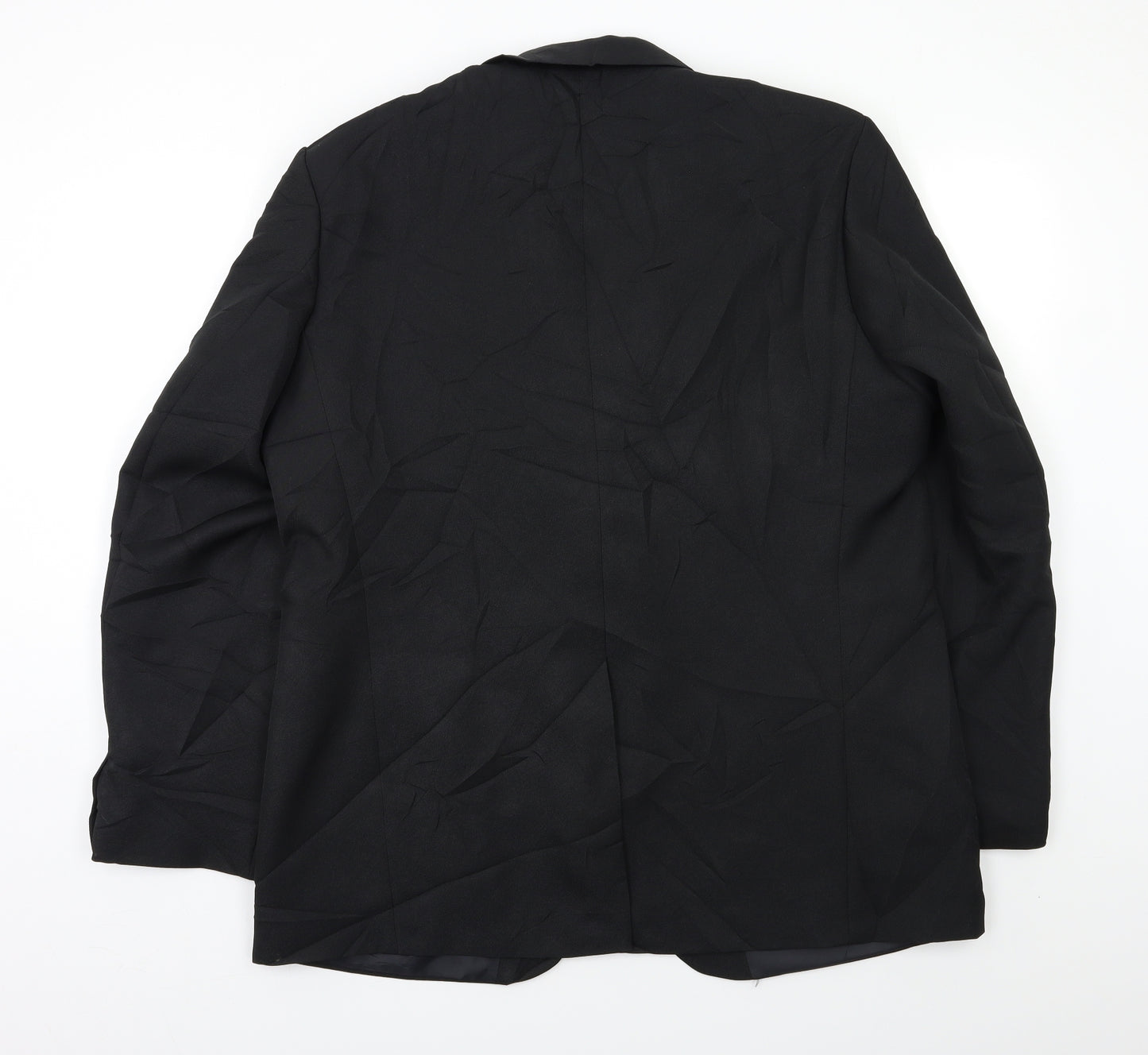 Preworn Mens Black   3 Piece Blazer Size 44