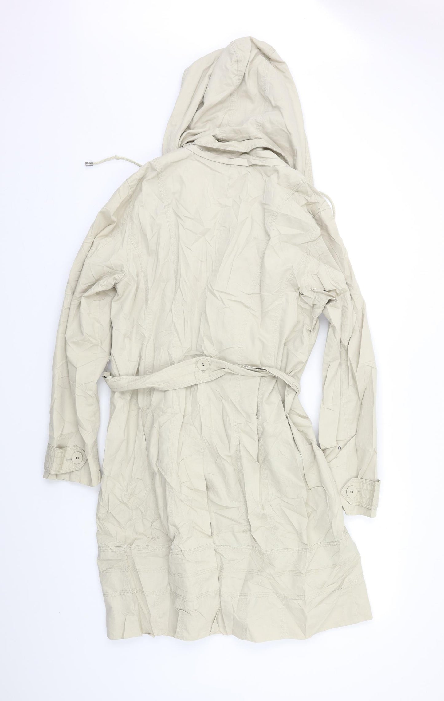 Per Una Womens Beige   Trench Coat Coat Size 12