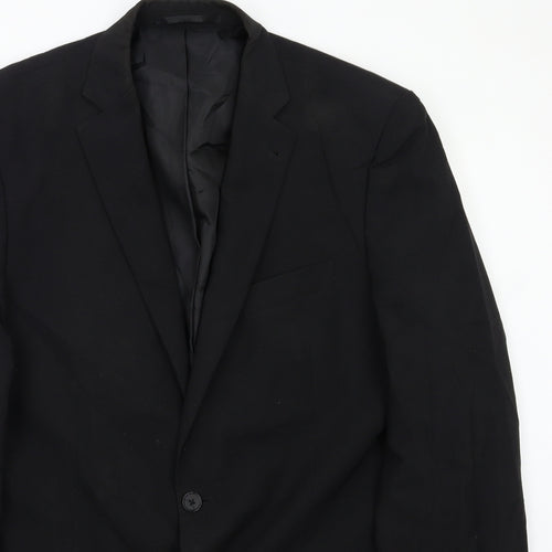 TU Mens Black   Jacket Blazer Size 44