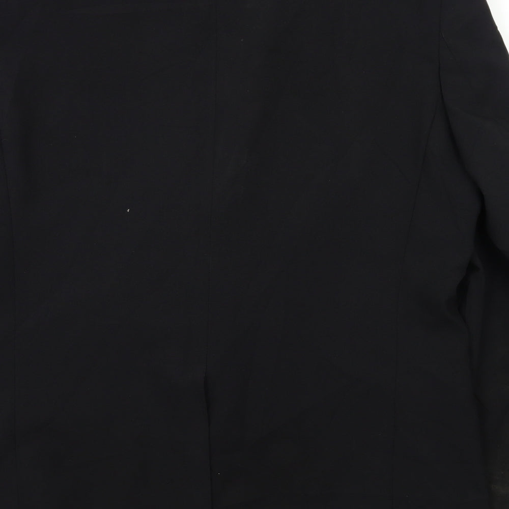 TU Mens Black   Jacket Blazer Size 44