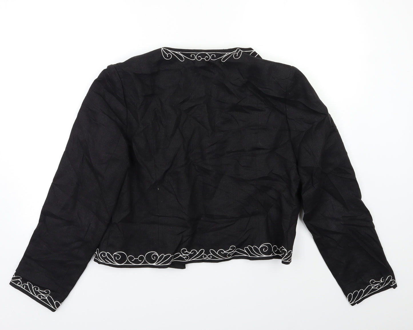 EAST Womens Black   Jacket Blazer Size 16