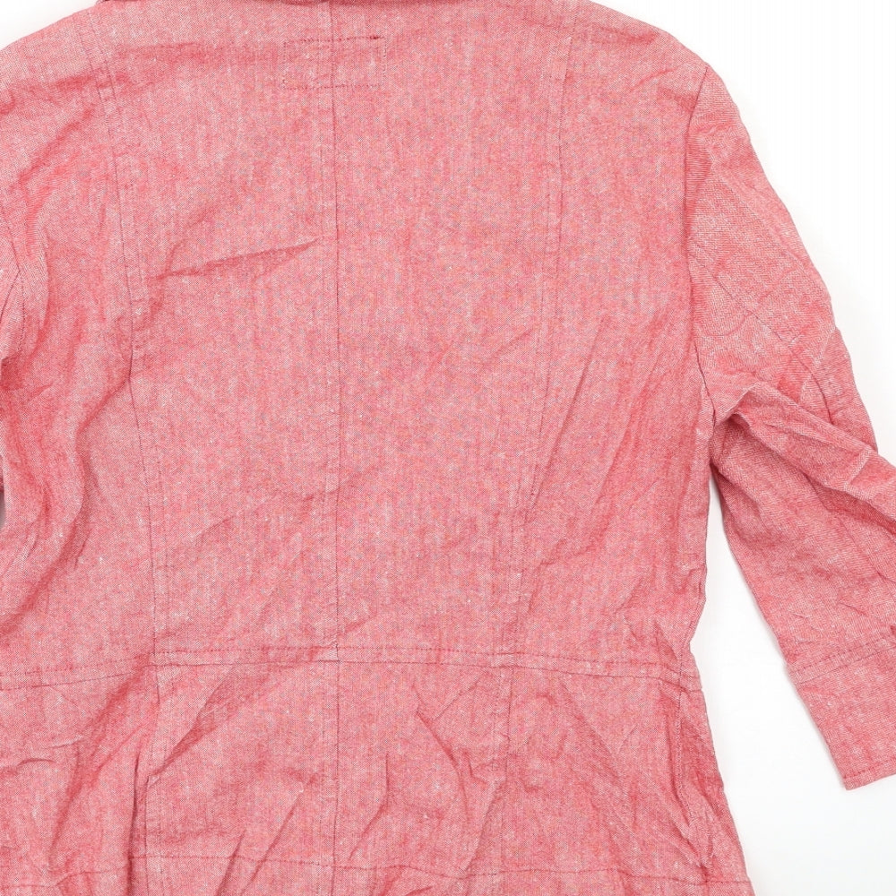 Per Una Womens Red   Jacket Blazer Size 10