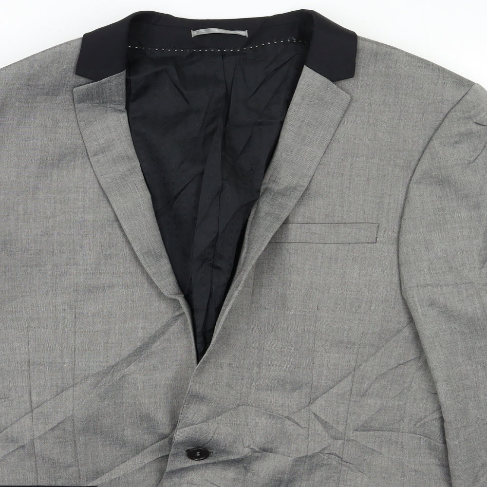 River Island Mens Grey   Jacket Blazer Size 44