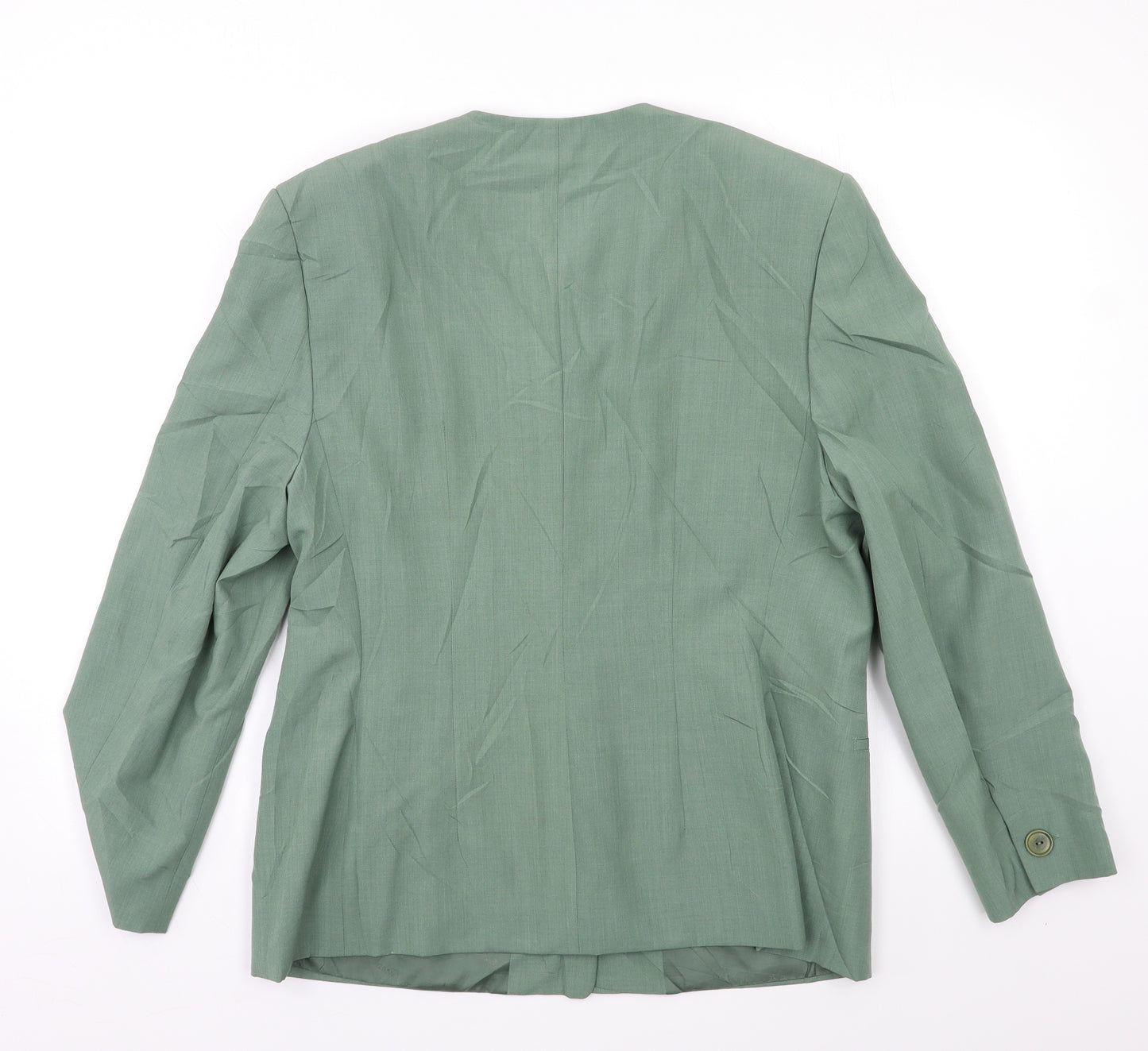 JOSEPh JANARD Womens Green   Jacket Blazer Size 16