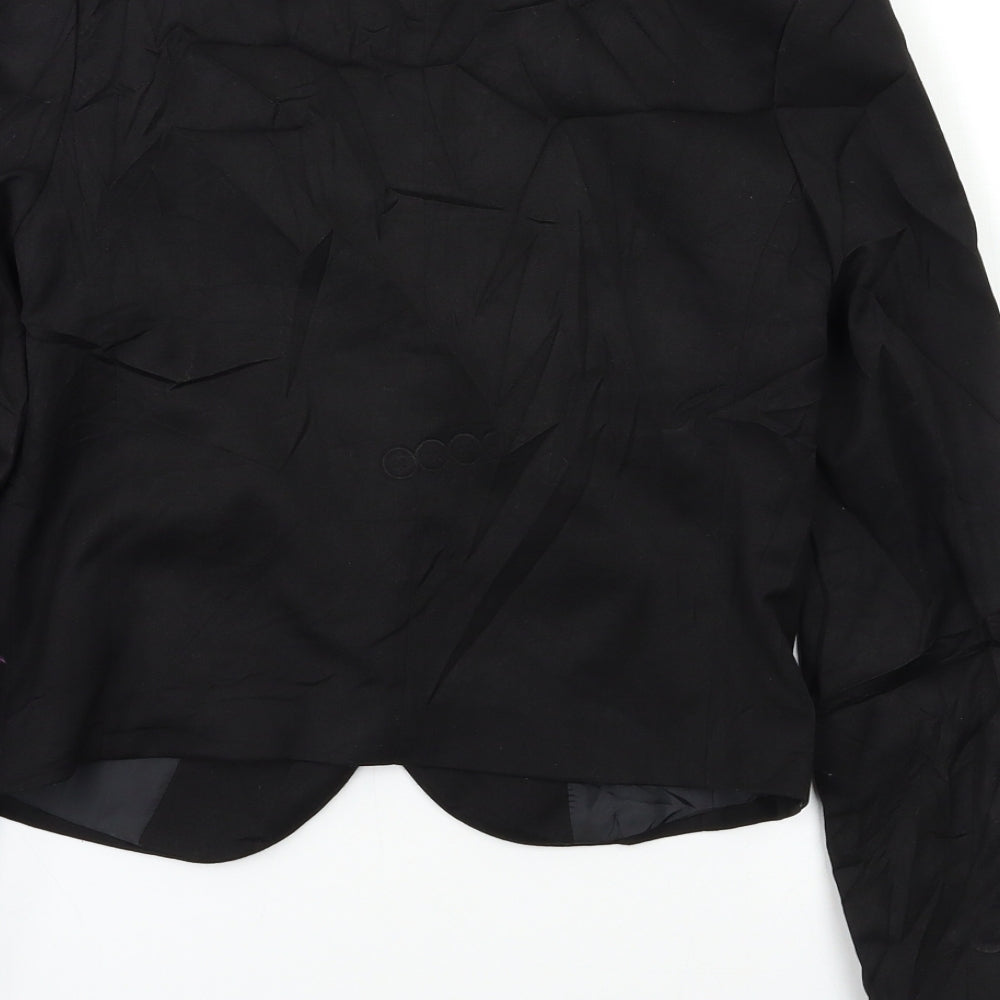H&M Womens Black   Jacket Blazer Size S