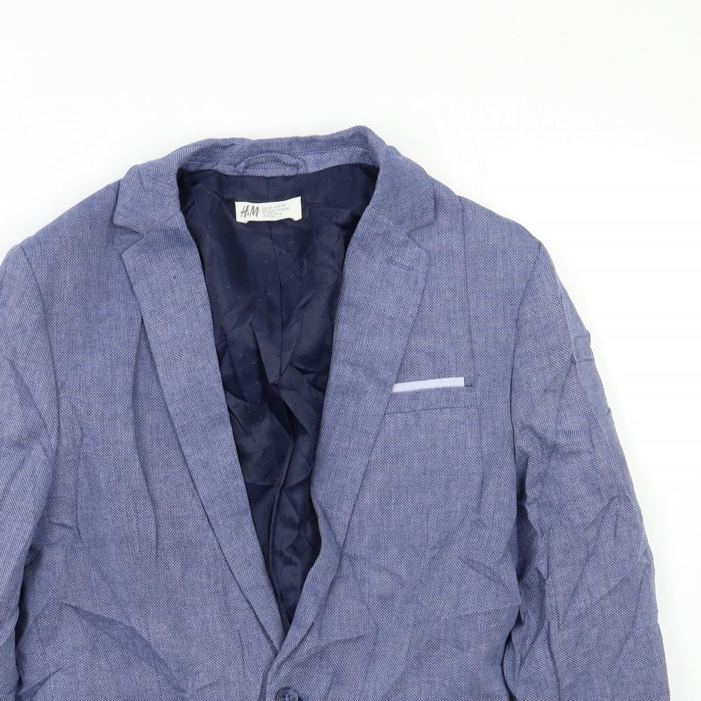 H&M Womens Blue   Jacket Blazer Size S