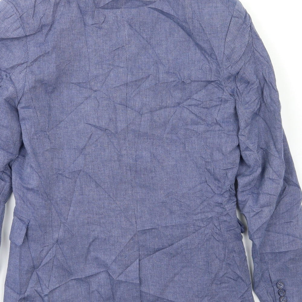 H&M Womens Blue   Jacket Blazer Size S