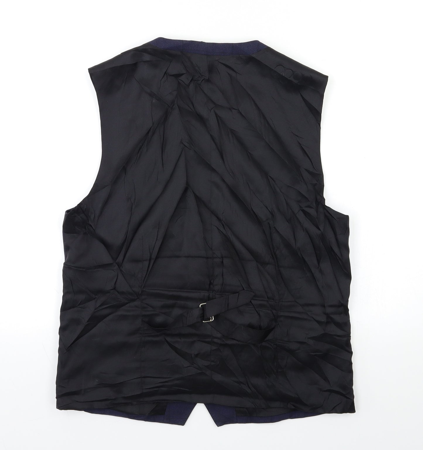 Preworn Mens Blue   Jacket Suit Waistcoat Size M