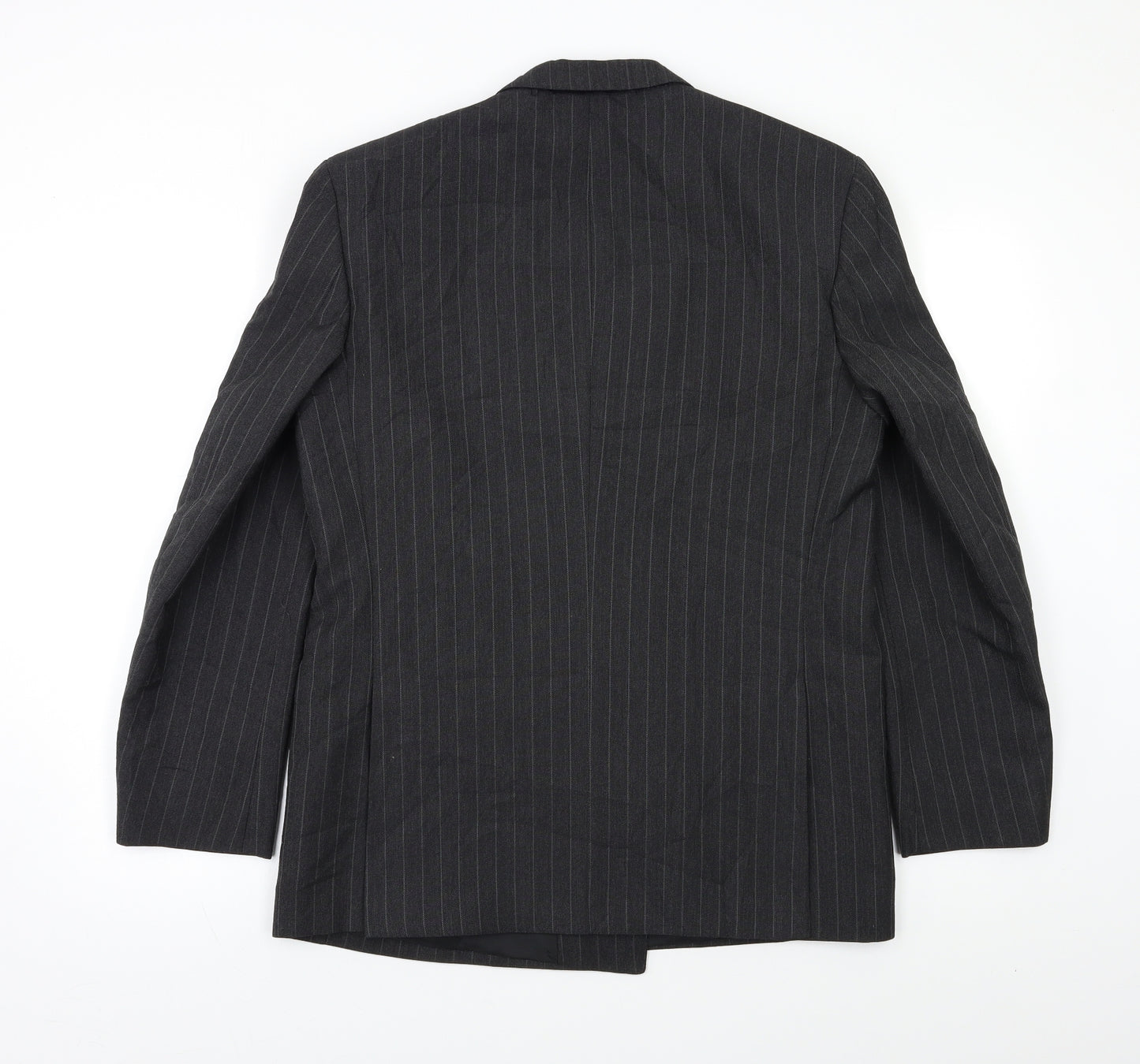 C&A Womens Black Striped  Jacket Blazer Size 38