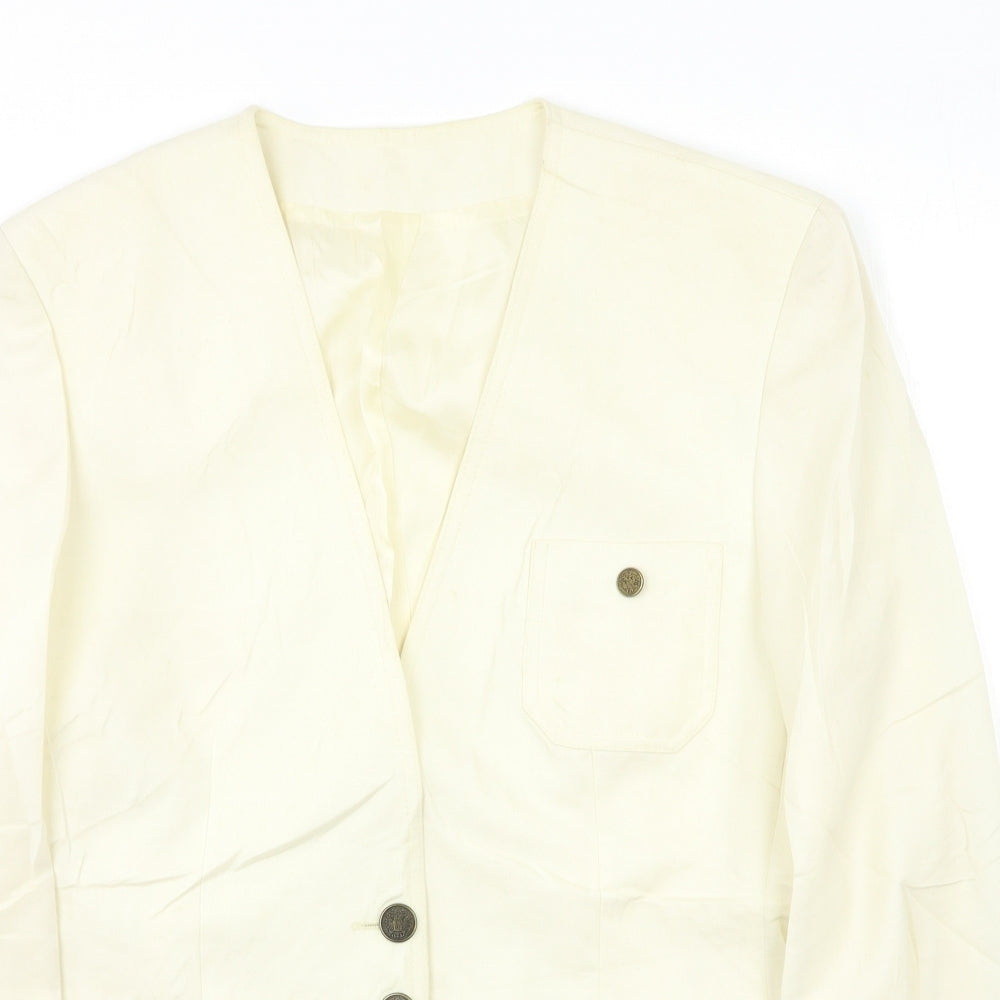 St Michael Womens Ivory   Jacket Blazer Size 12