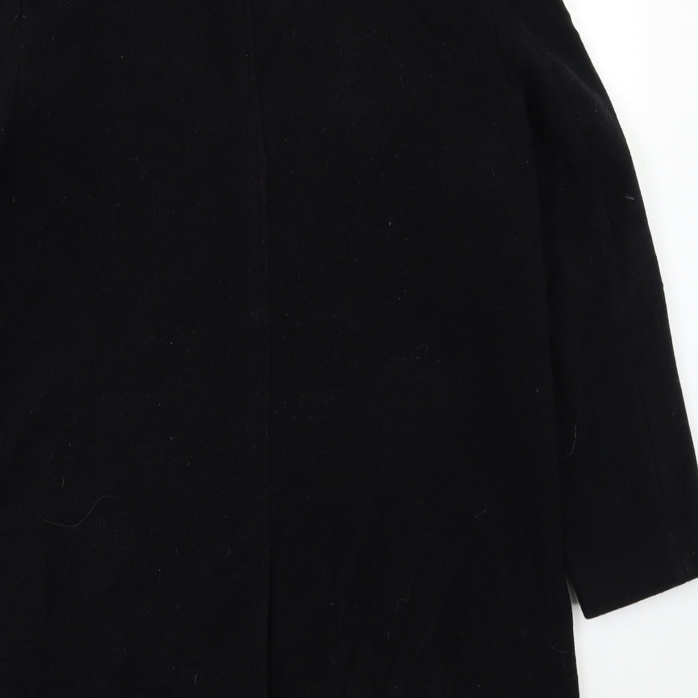 Precis Petite Womens Black   Overcoat Coat Size M