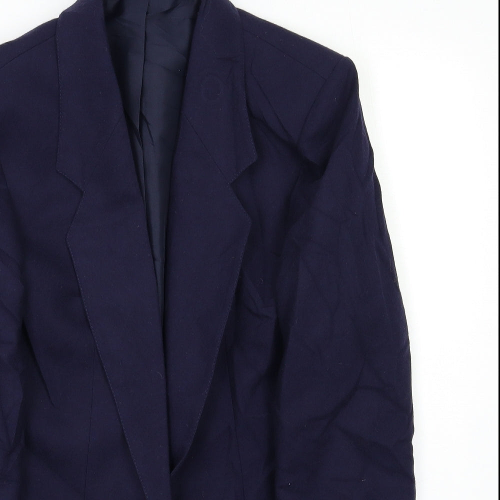 Preworn Womens Blue   Kimono Blazer Size S