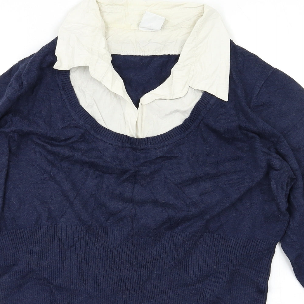 Preworn Womens Blue   Pullover Jumper Size M