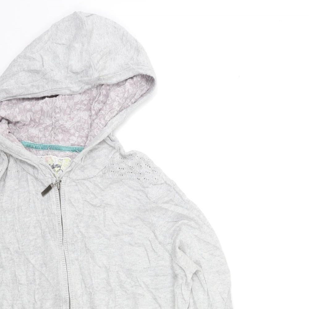 Mantaray Womens Grey   Full Zip Hoodie Size 14