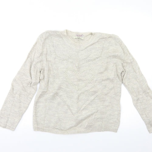 George Womens Beige   Pullover Jumper Size 8
