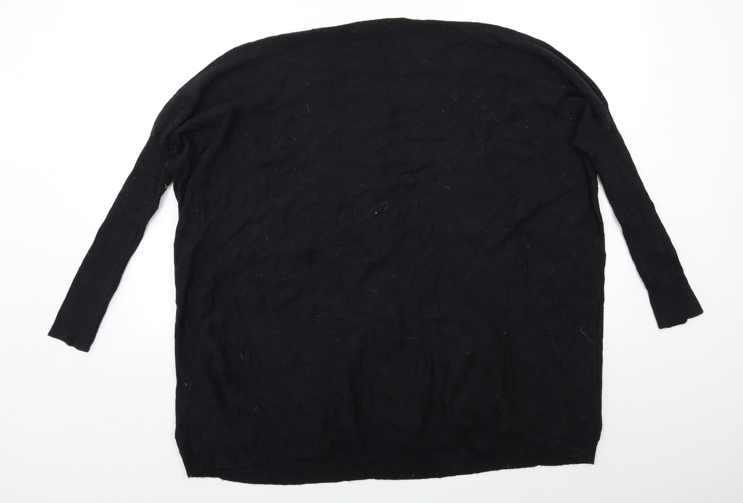 Version Feminin Womens Black   Pullover Jumper Size XL