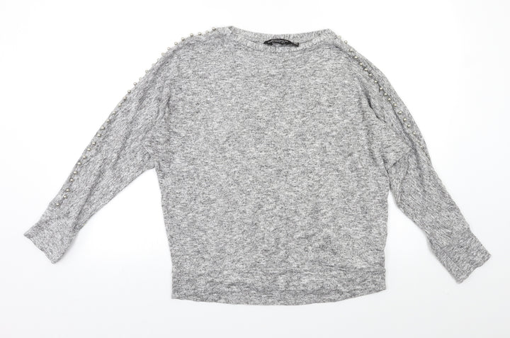 Dorothy Perkins Womens Grey   Pullover Jumper Size 14