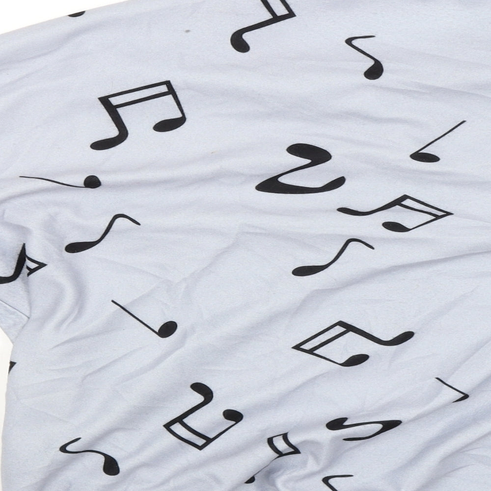 Preworn Womens Grey   Pullover Jumper Size 2XL  - Music Notes