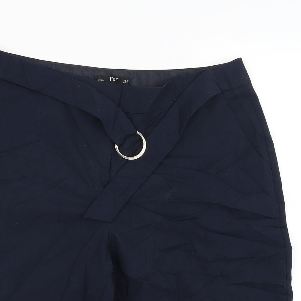 F&F Womens Blue   Bermuda Shorts Size 12