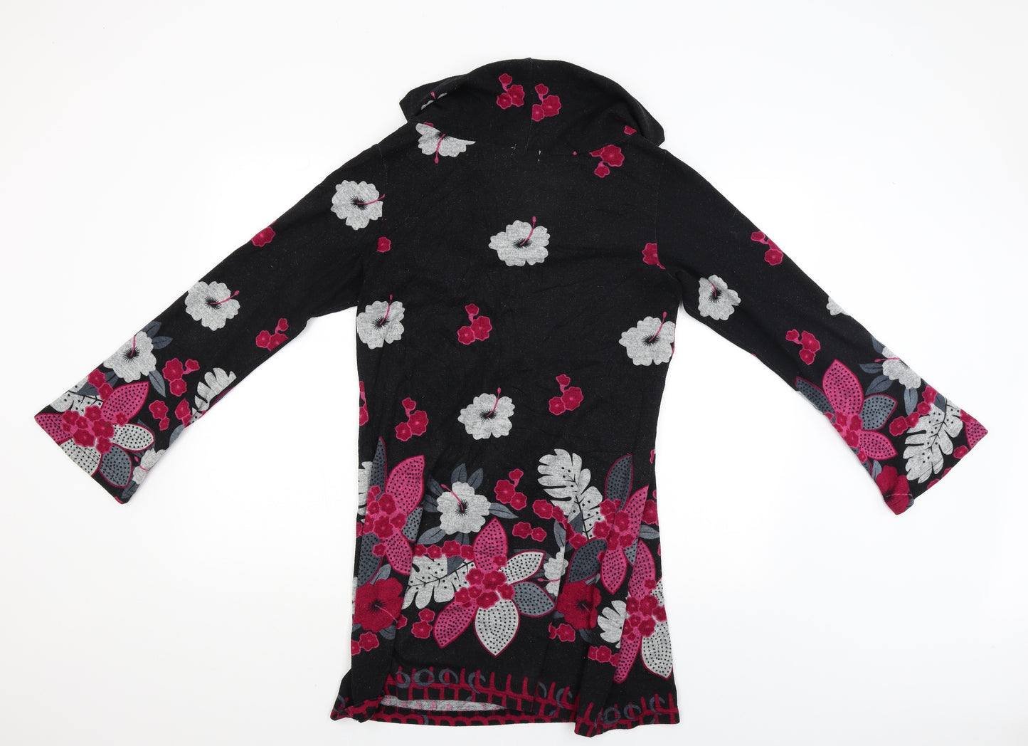 Quetzal Womens Black   Pullover Jumper Size M