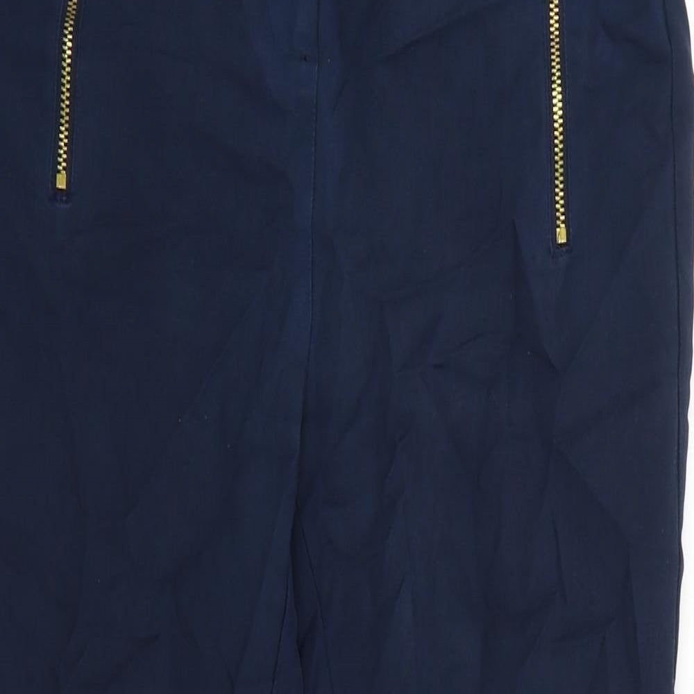NEXT Womens Blue   Cargo Trousers Size 8 L22 in