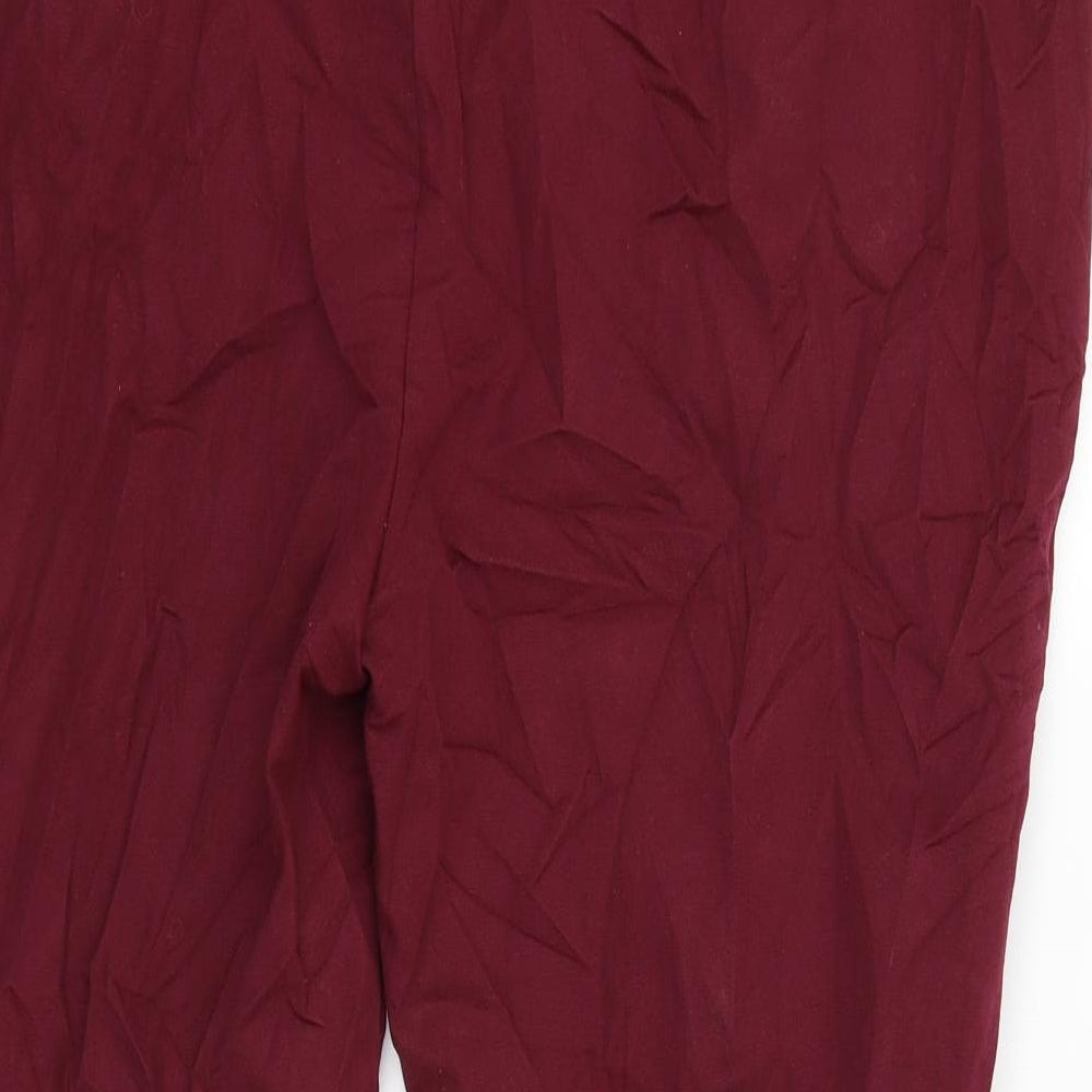 Autograph Womens Red   Trousers  Size 22 L28 in