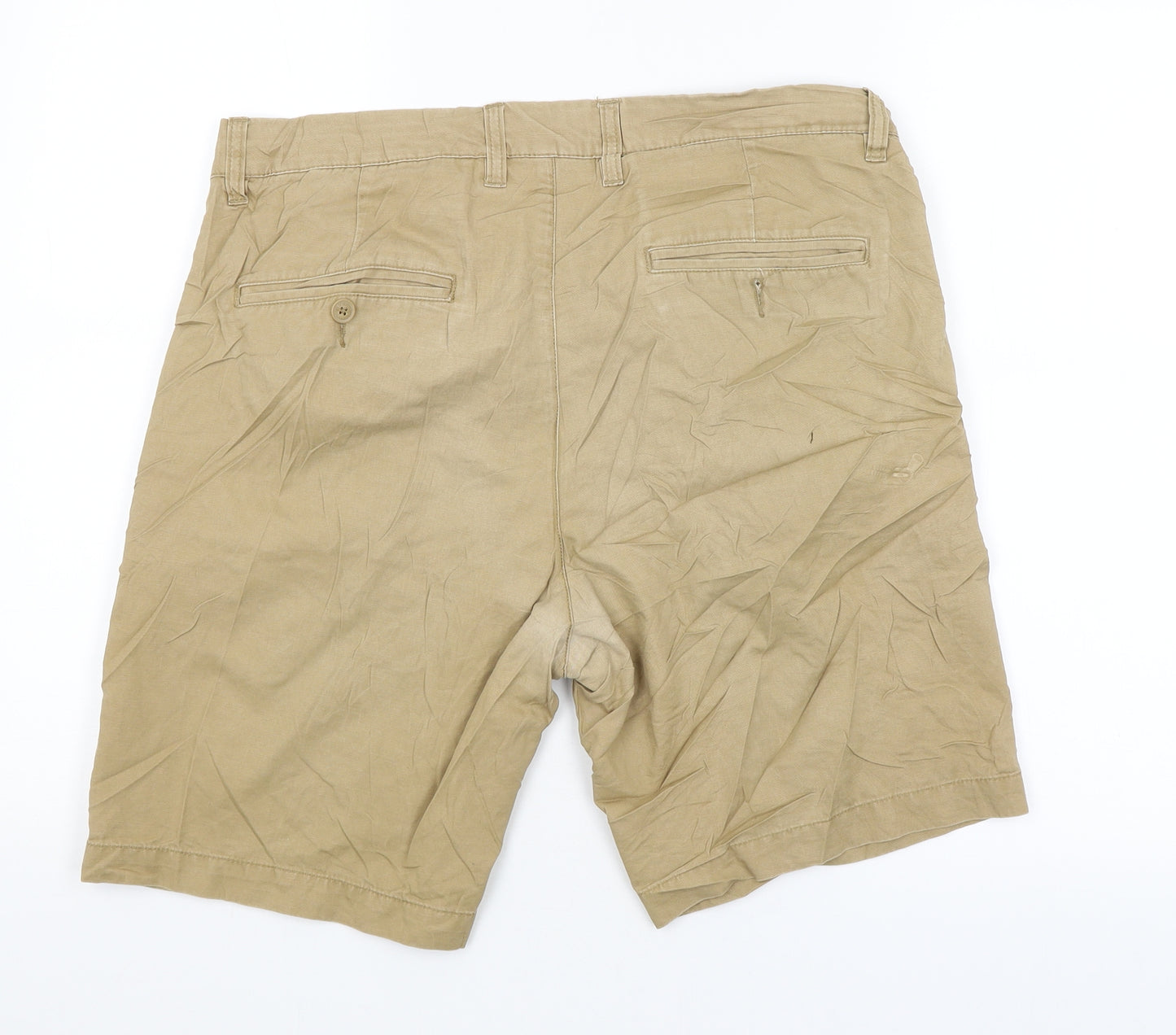 H&M Womens Beige   Cargo Shorts Size 6
