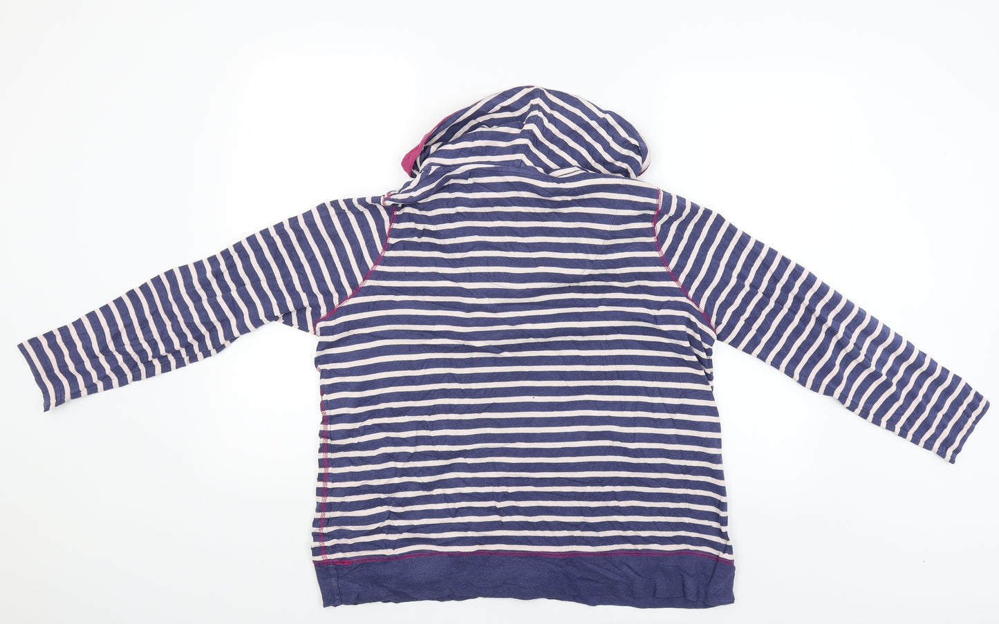 DASH Womens Blue Striped  Basic Blouse Size 22