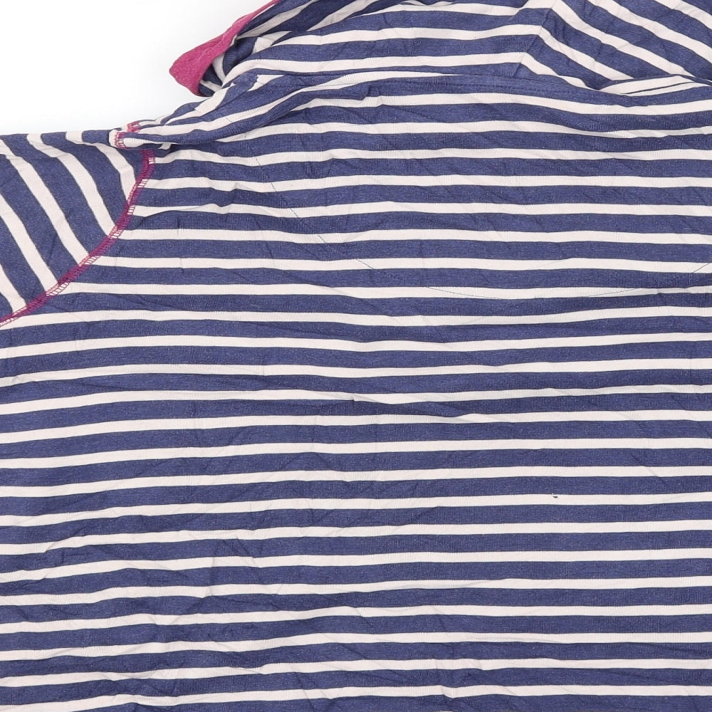 DASH Womens Blue Striped  Basic Blouse Size 22