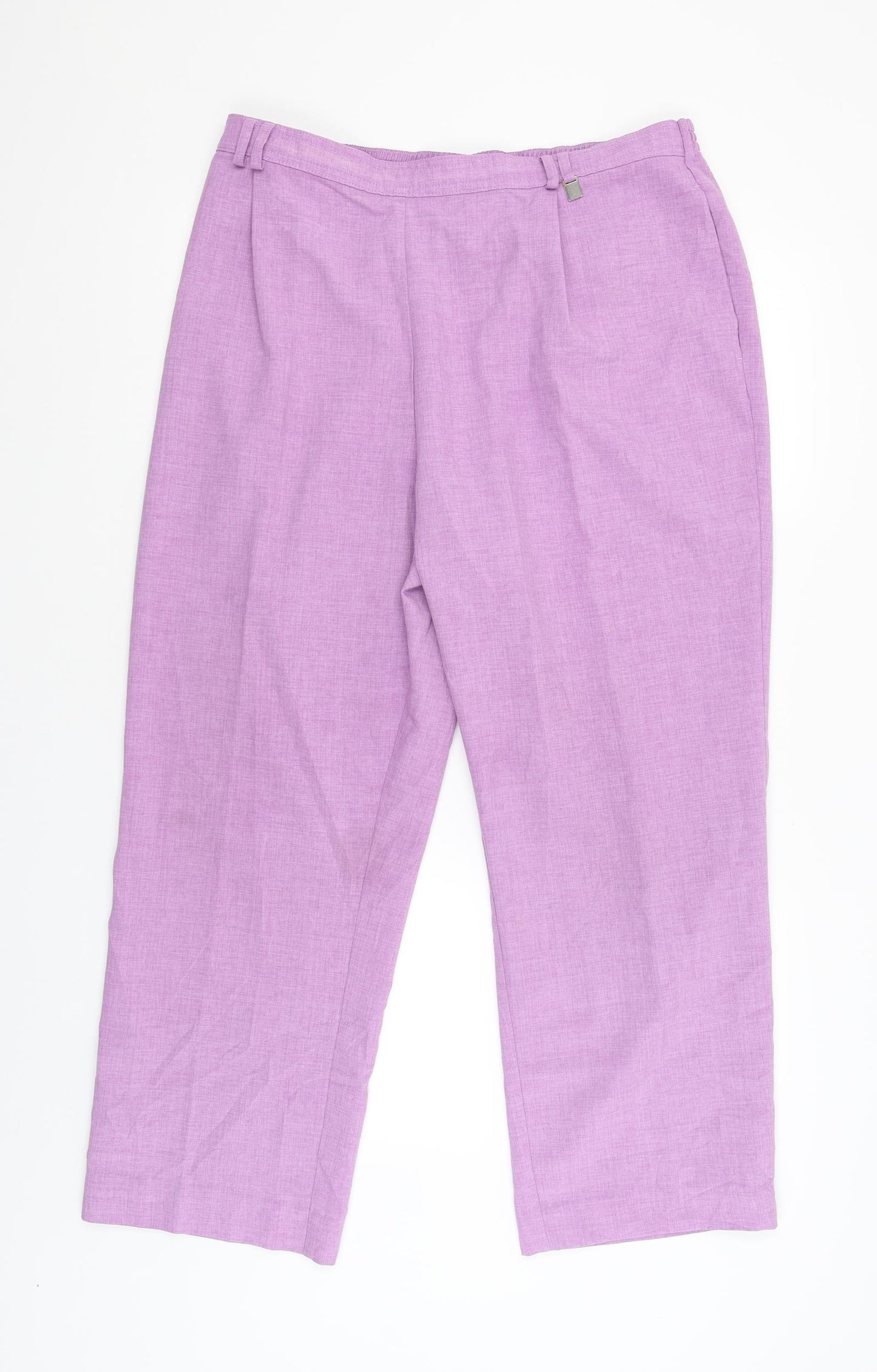 Marks and Spencer Womens Purple   Jegging Trousers Size 20 L27 in