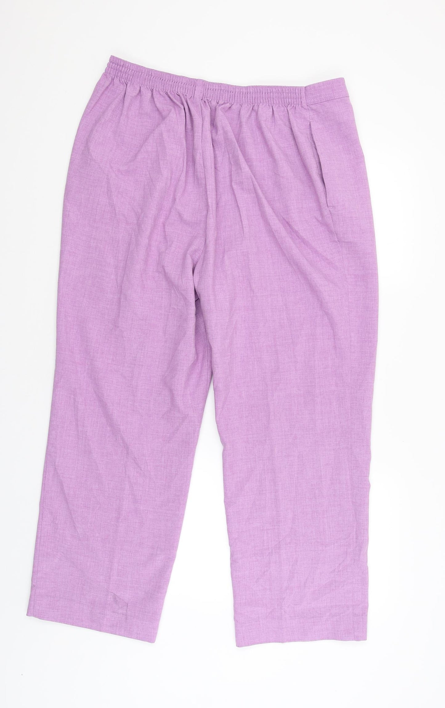 Marks and Spencer Womens Purple   Jegging Trousers Size 20 L27 in