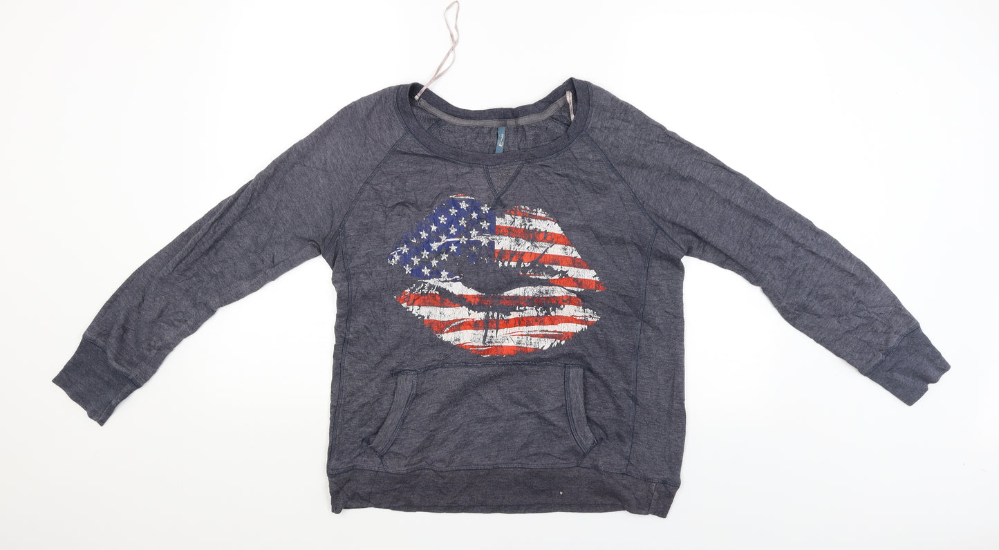 Evie Womens Grey   Basic T-Shirt Size 18