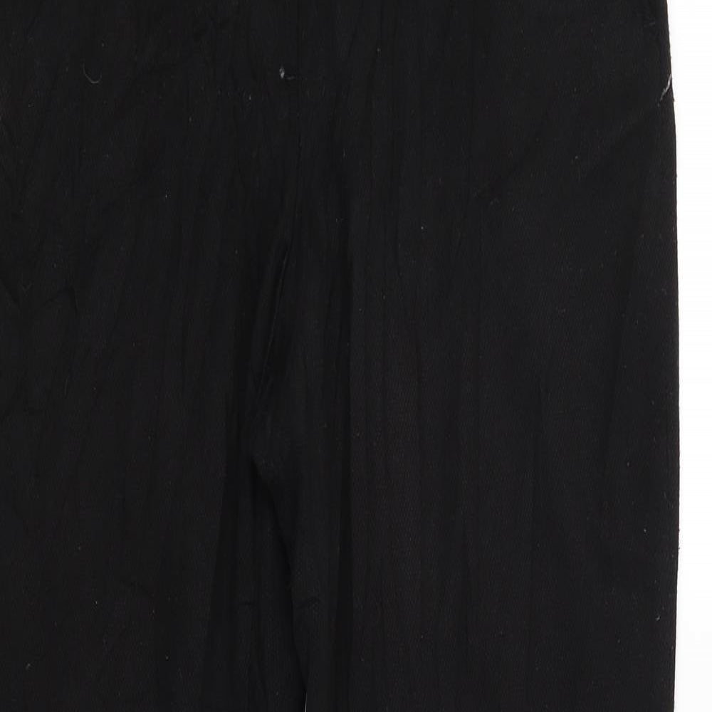 Principles Womens Black   Capri Trousers Size 10 L28 in