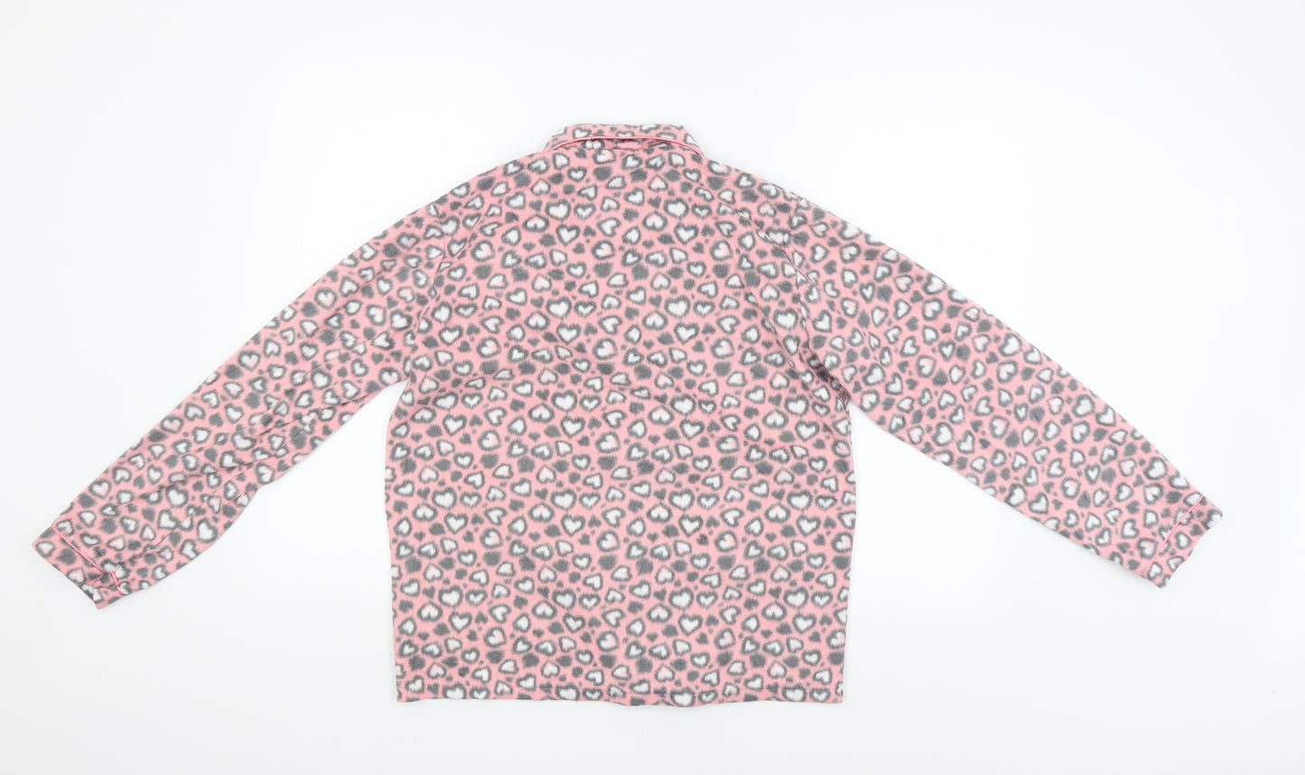 George Womens Pink Solid  Babydoll Pyjama Top Size 12