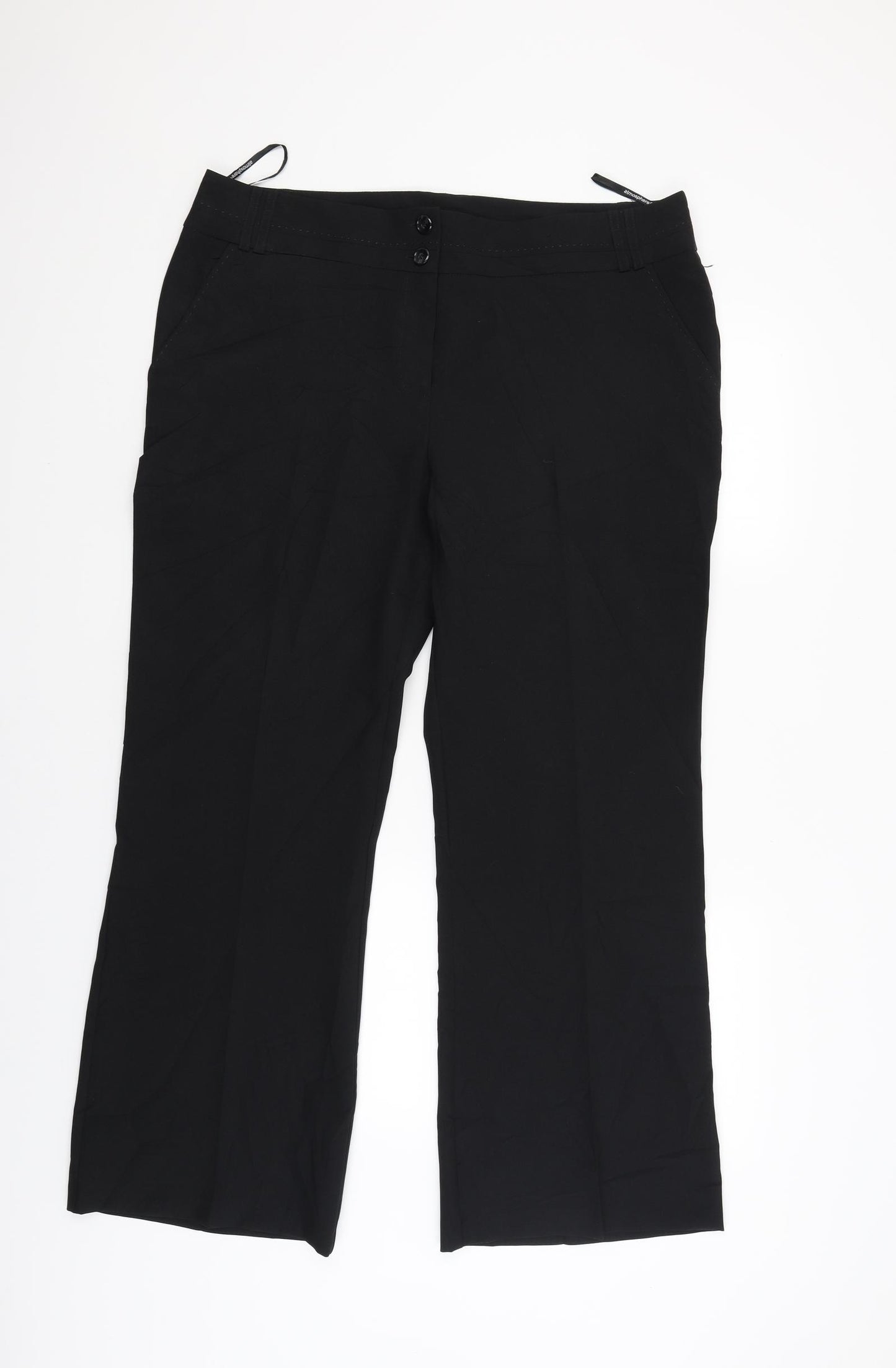 Atmosphere Womens Black   Trouser Suit Suit Trousers Size 18 L30 in