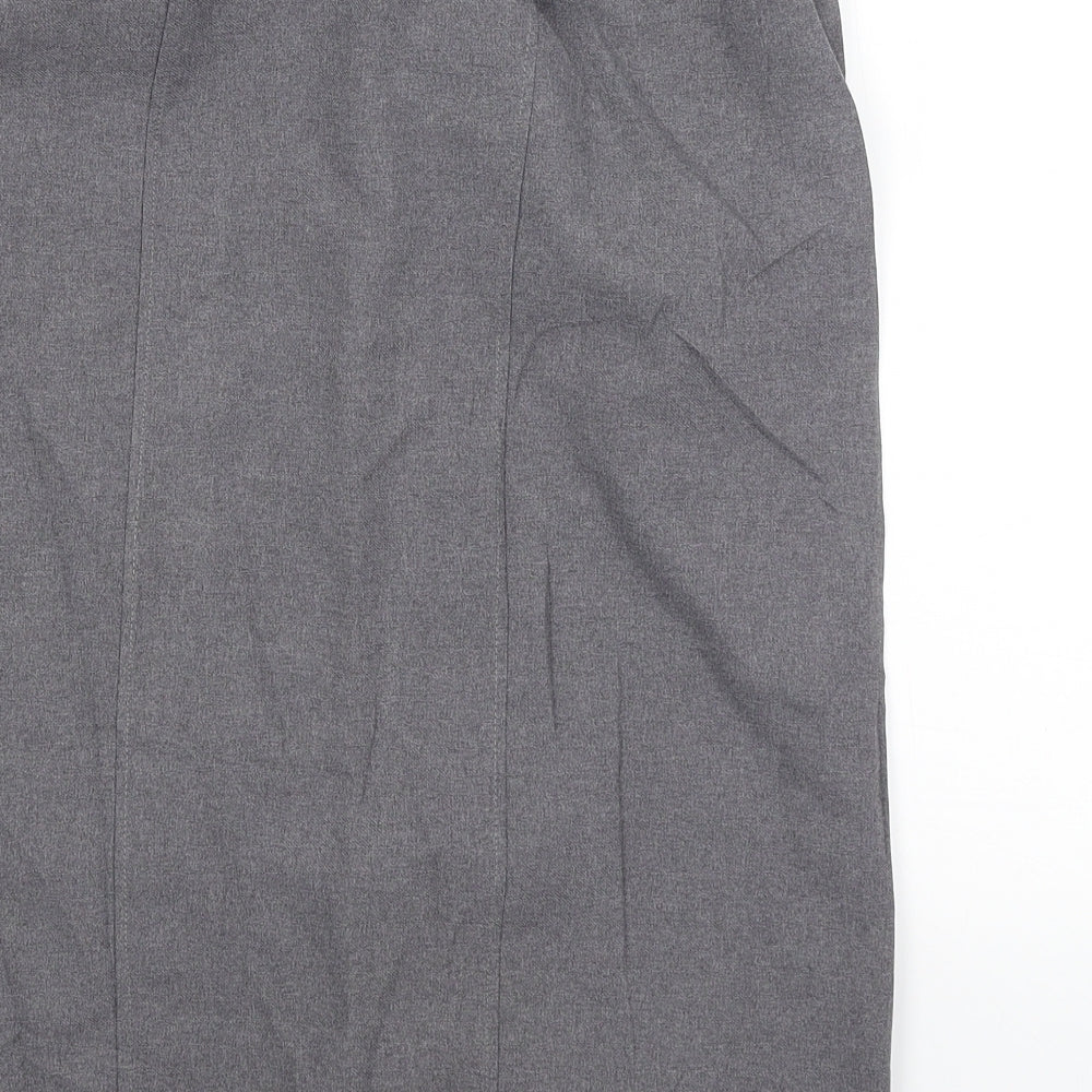 Truex Womens Grey   A-Line Skirt Size 26