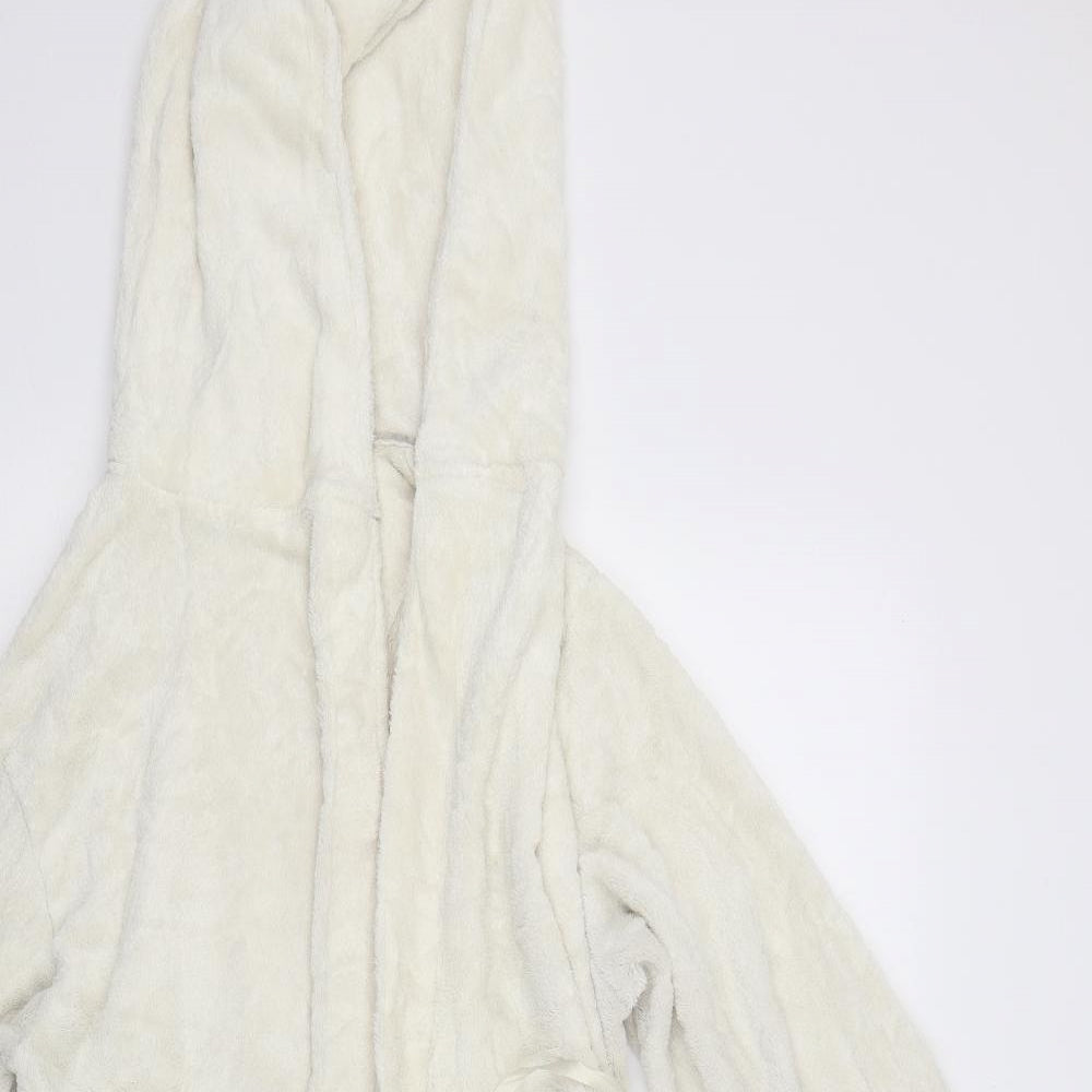 Therapy Womens White Solid  Babydoll Gown Size M