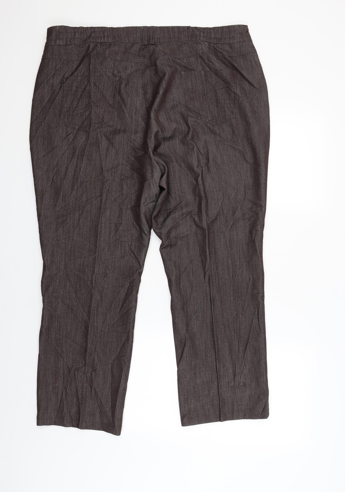 Classic Womens Brown   Trousers  Size 18 L27 in