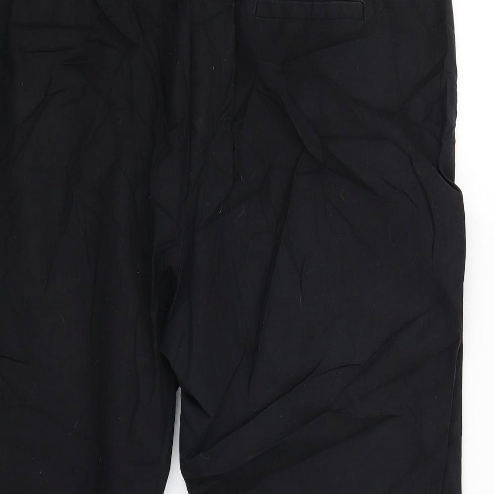 M&S Womens Black   Trousers  Size 18 L23 in