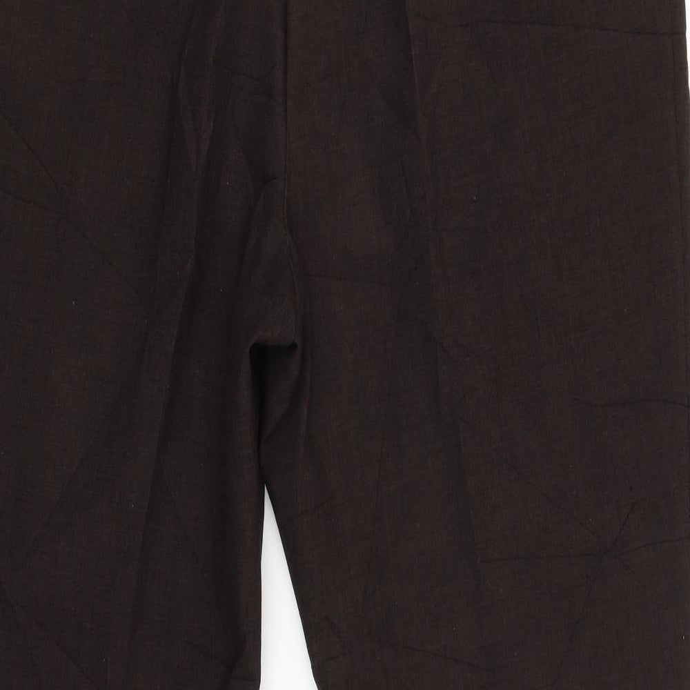 Marks and Spencer Womens Brown   Capri Trousers Size 16 L26 in