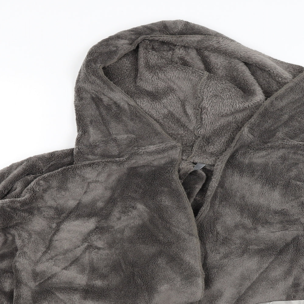 Marks and Spencer Womens Grey Solid  Babydoll Gown Size 12