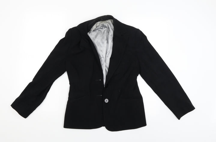 BHS Womens Black Jacket Blazer Size 8