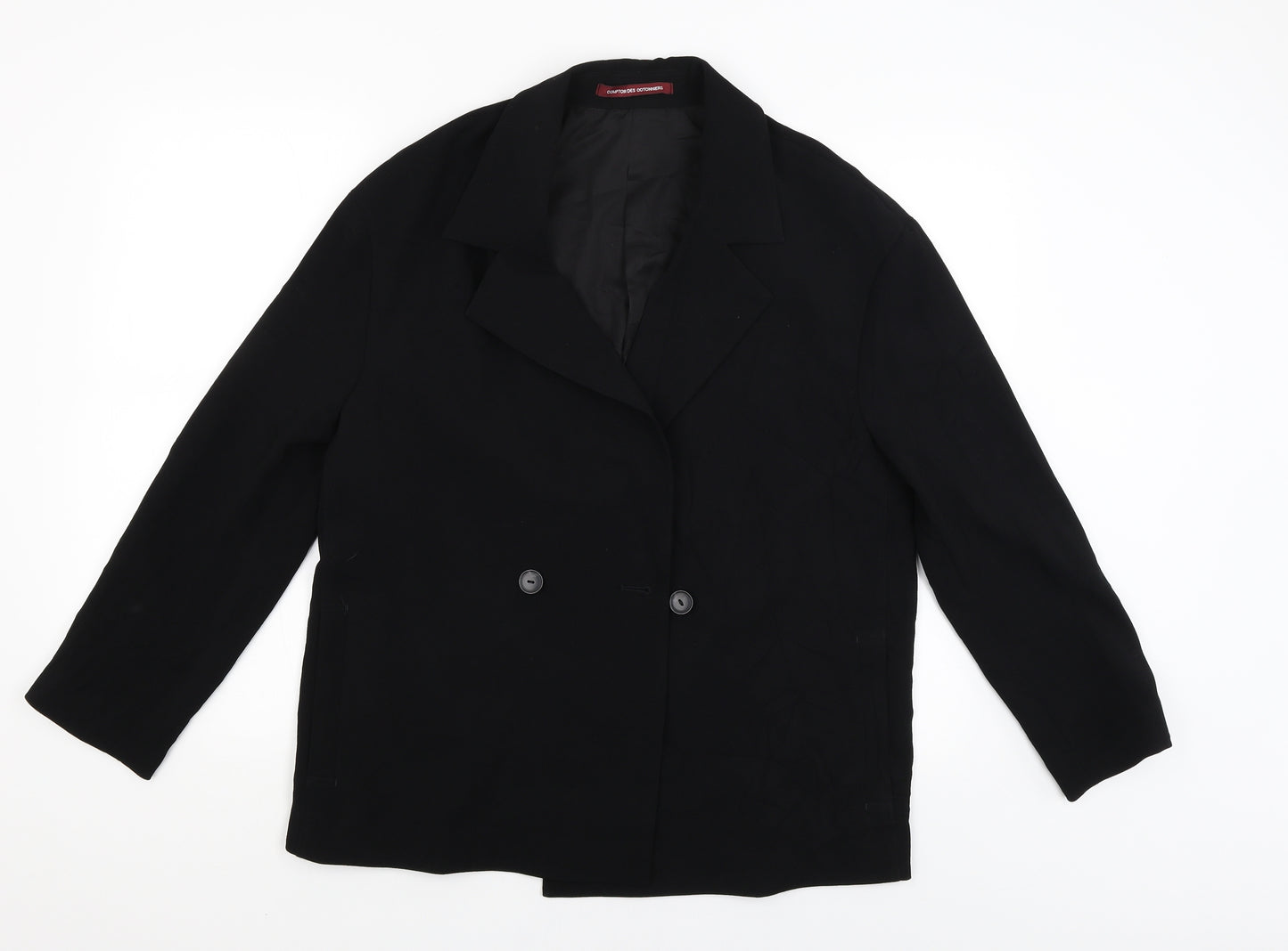 Comptoir des Cotonniers Womens Black   Jacket Coat Size 8