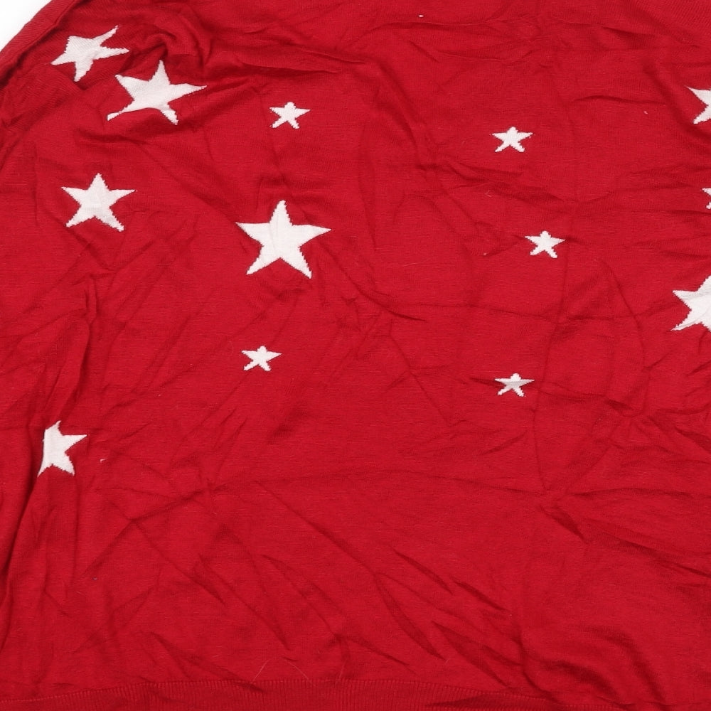 Baukjen Womens Red   Pullover Jumper Size 14  - Christmas