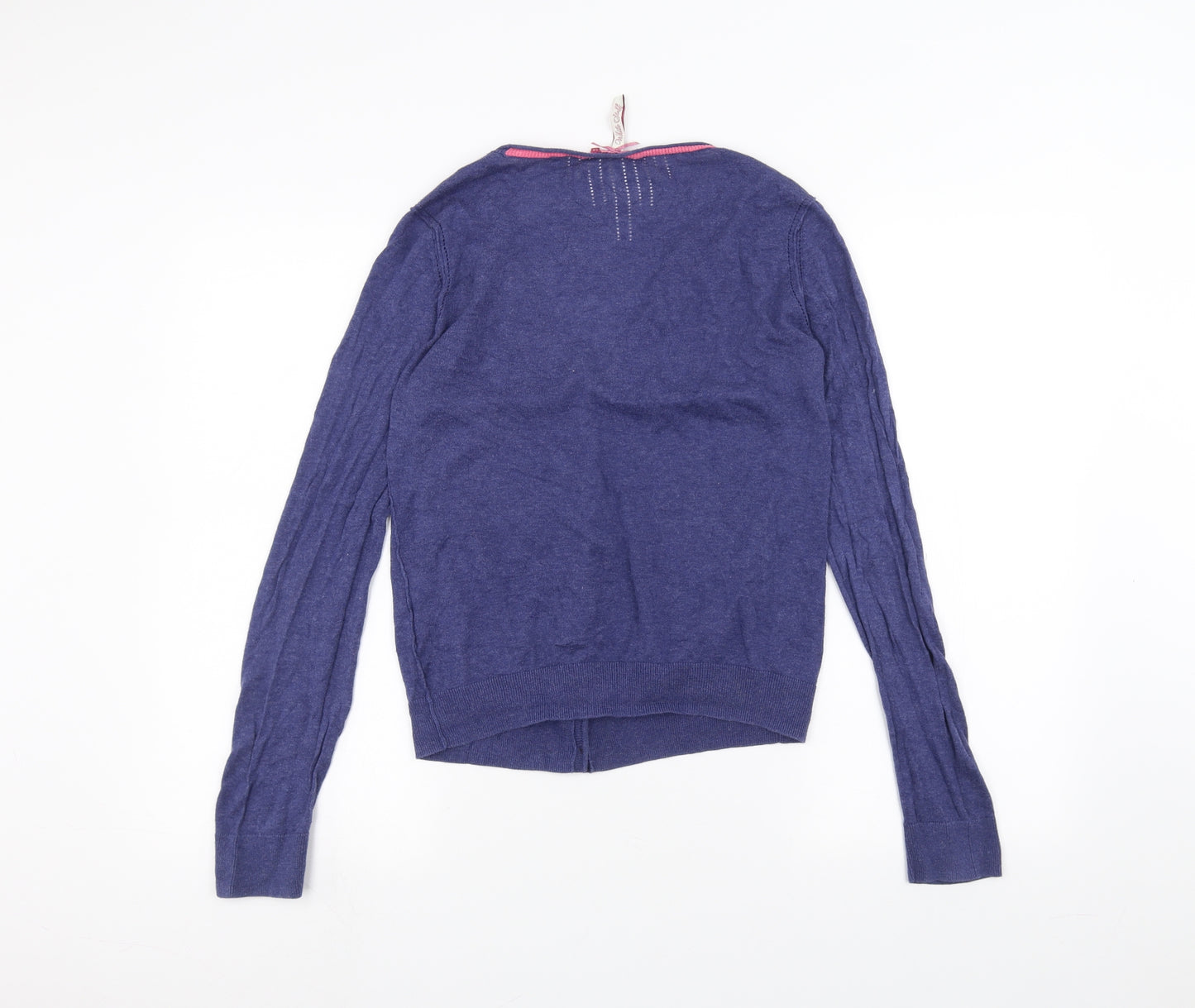 White Stuff Womens Blue   Cardigan Jumper Size 14