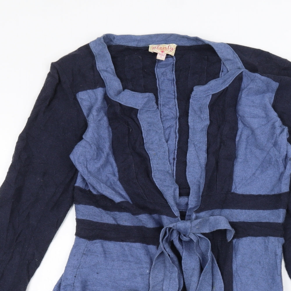 Plenty Womens Blue   Cardigan Jumper Size S