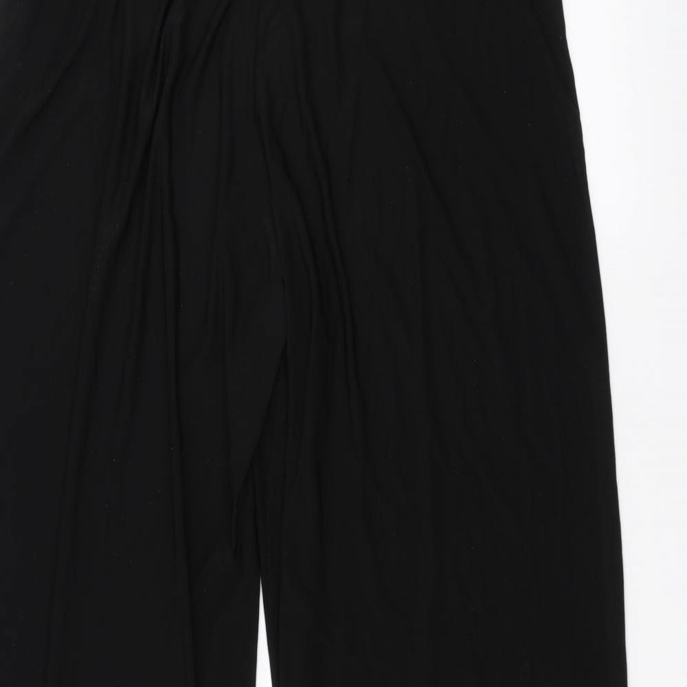 Boohoo Womens Black   Trousers  Size 16 L28 in