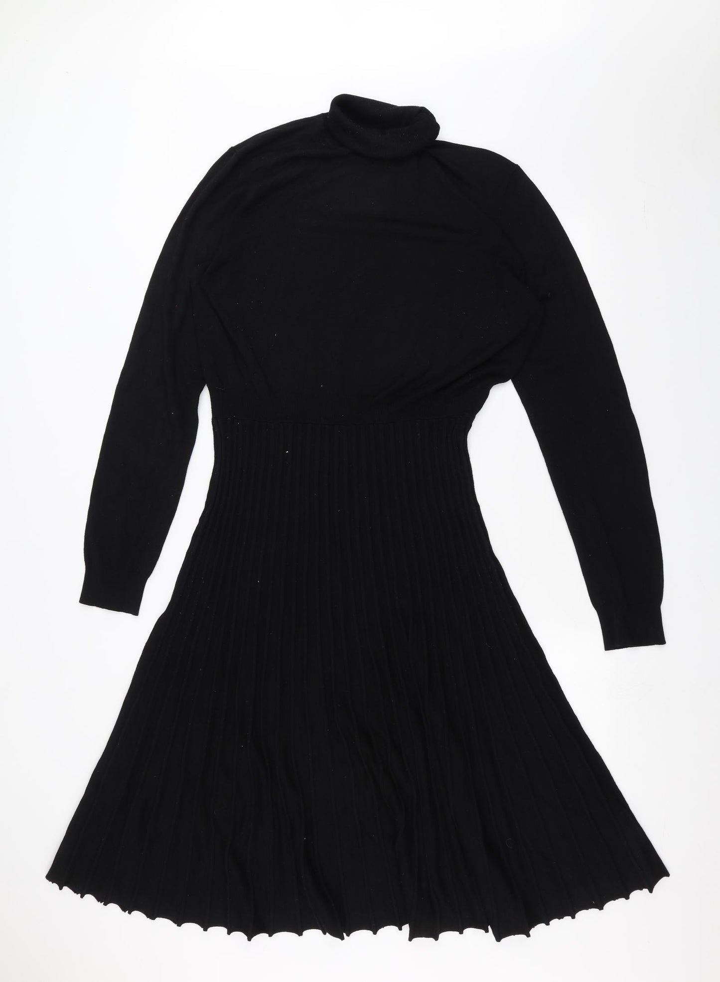 Oasis Womens Black   A-Line  Size L