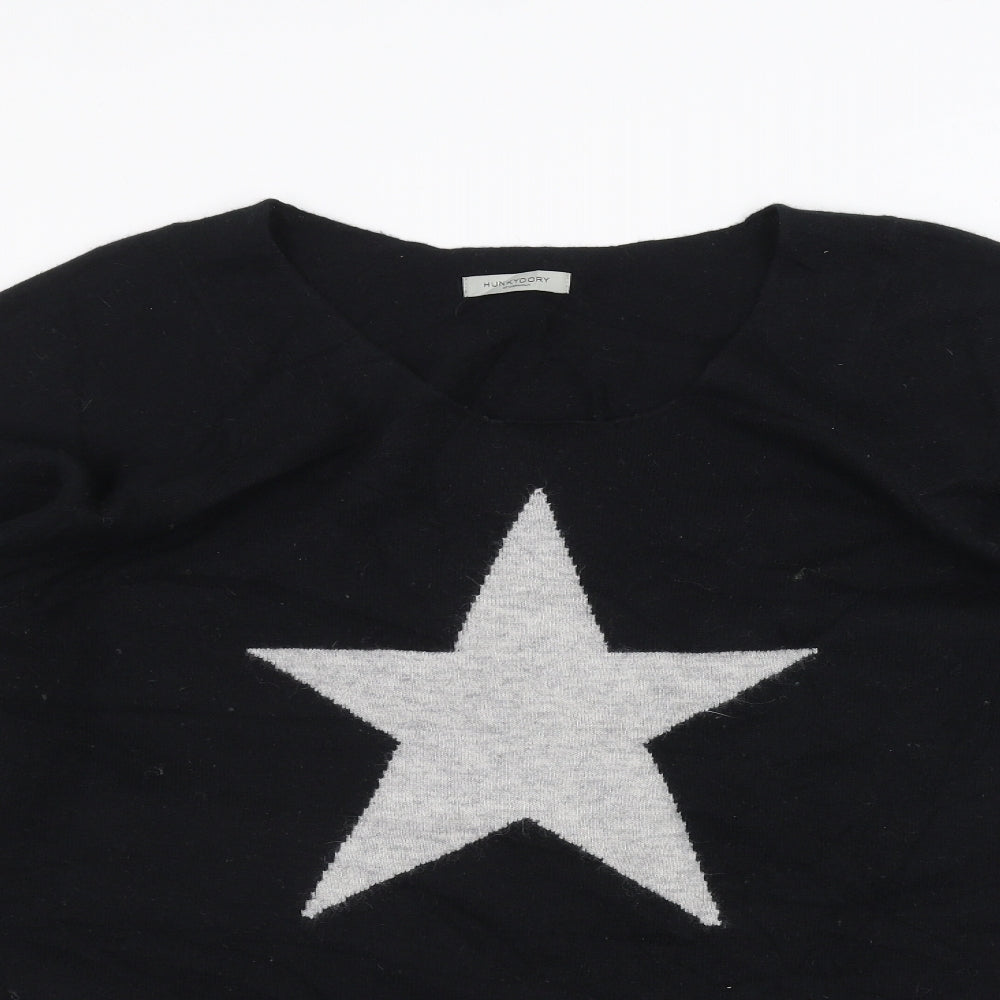 Hunkydory Mens Black   Pullover Jumper Size M